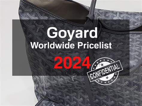 goyard boheme hobo bag price 2024|Goyard price list paris.